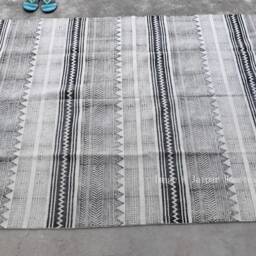3x5Ft Indian Rugs Cotton Rug, Woven Area For Sale, Decor Rustic Rugs, Decorative Bohemian Indian - thumbnail 2
