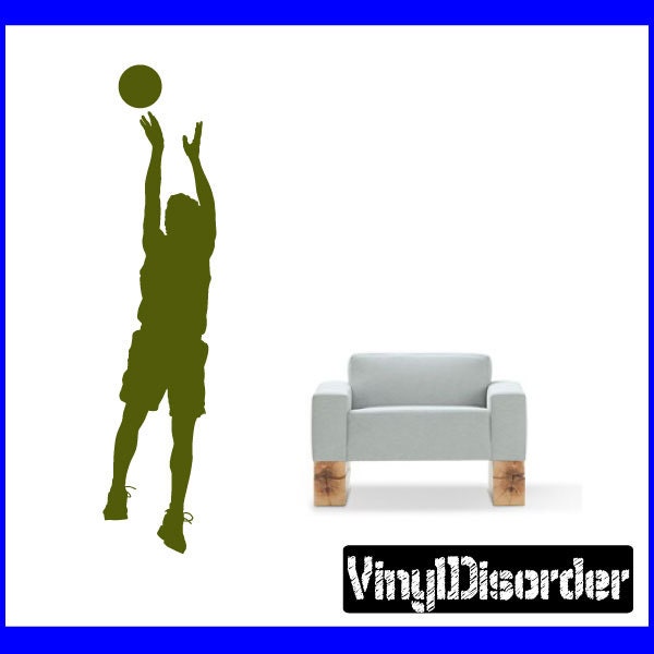 Basketball Vinyl Wall Decal Or Car Sticker - Basketballal019Et - image 1