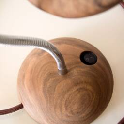 Bryl - Wooden Table Lamp With Flexible Gooseneck & Led Lamp - thumbnail 4