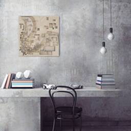 Flow Layered Wood Carving, Minimalist Style Laser Cut Craft, Modern Home & Office Decor - thumbnail 3