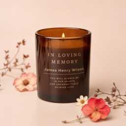 In Loving Memory Candle Personalised Remembrance Gift - thumbnail 1