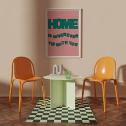 Edward Sharpe & The Magnetic Zeros - Home Lyrics Print A0 A1 A2 A3 A4 A5 Indie Rock Band Music Art Typographic Poster Gift Merch - thumbnail 1