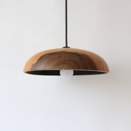 Wood Pendant Light For Kitchen Island, Modern Hanging Lamp, Wood Fixture - thumbnail 2