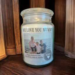 Personalised Mothers Day Candle, Candle For Mummy, Mummy Gift, Grandma, Nanny, Personalised