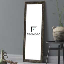 Vintage Distressed Photo Frame - Panoramic Wall Art With White Mount - thumbnail 3