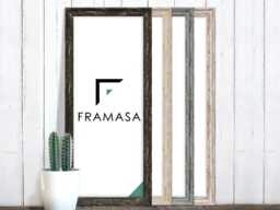 Vintage Distressed Photo Frame - Panoramic Wall Art With White Mount