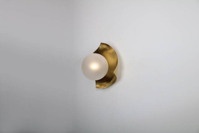 Brass Wall Lighting - Globe Lamp Vanity Light Fixture, Sconce, Lamp, , Small Lighting, Lamp - image 1