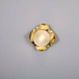 Brass Wall Lighting - Globe Lamp Vanity Light Fixture, Sconce, Lamp, , Small Lighting, Lamp - thumbnail 2