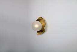 Brass Wall Lighting - Globe Lamp Vanity Light Fixture, Sconce, Lamp, , Small Lighting, Lamp - thumbnail 1