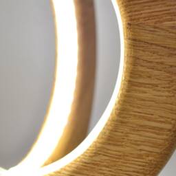 Desk Lamp Of Natural Oak, Wooden Table Light, Wood For Bedroom, Bedside Wood, Desk Led Fixture - thumbnail 3