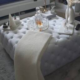 Handmade Tufted Chesterfield Footstool Coffee Table Bench - thumbnail 1