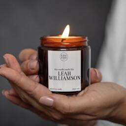Leah Williamson Candle, England Women's Football Gift, Luxury Soy Wax