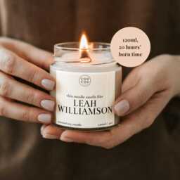 Leah Williamson Candle, England Women's Football Gift, Luxury Soy Wax - thumbnail 2