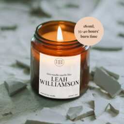 Leah Williamson Candle, England Women's Football Gift, Luxury Soy Wax - thumbnail 3