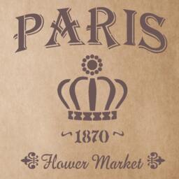 Flower Market 1870 Stencil For Painting Signs Crafting Diy Wall Decor - thumbnail 1