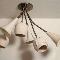 Claylight Bouquet Six - Cluster Chandelier Ceramic Ceiling Lamp Unique Lighting - thumbnail 3