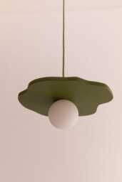 Small Colorful Water Lily Pendant Light - thumbnail 1