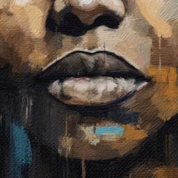 Black Woman Art Print Modern Portrait Poster - thumbnail 3