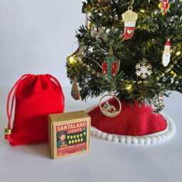 Mini Advent Calendar Tree - 25 Day Countdown To Christmas With Miniature Metal Ornaments & Holiday Decorations, Unique - thumbnail 4