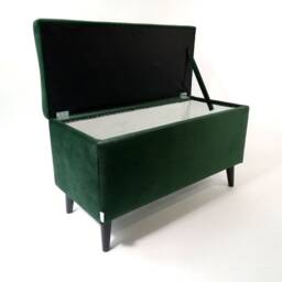 Trunk Tuscany Bench, Upholstered Chest, Clipboard Handmade Made By Rossi Furniture - thumbnail 3