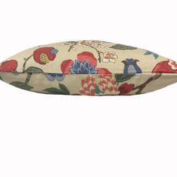 G.p & J Baker Crayford Print Persian Pomegranate Red/Green/Aqua Double Sided Cushion Cover Pillow - thumbnail 3
