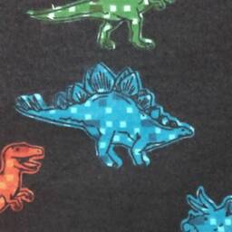 "Flannel Dinosaur Crib Sheet Pack " - thumbnail 3