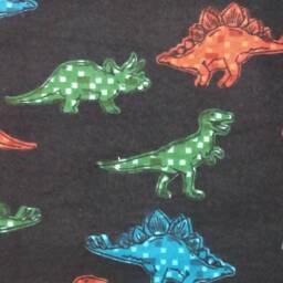"Flannel Dinosaur Crib Sheet Pack " - thumbnail 2