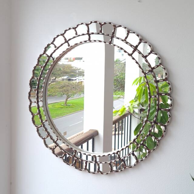 "Peruvian Mirrors ""New Silver 60cm " - image 1