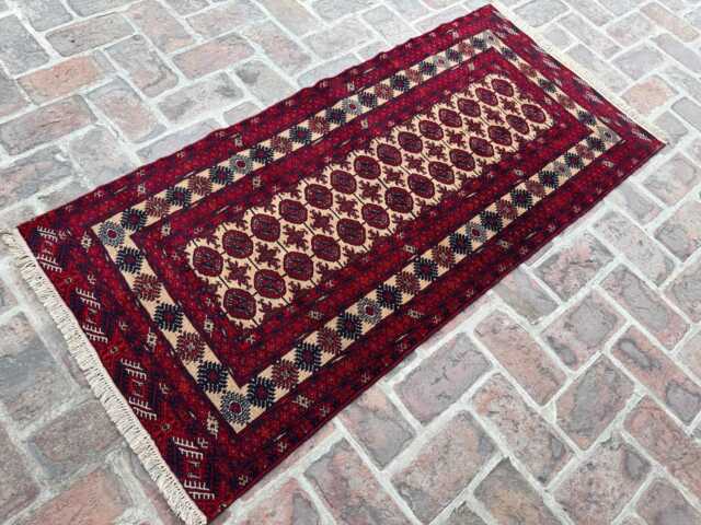 2x6 Long Afghan Tribal Wool Runner - Hand-Knotted Corridor Rug Authentic Oriental Carpet For Entryway, Hallway Or Home D??cor Giftable - image 1