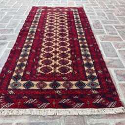 2x6 Long Afghan Tribal Wool Runner - Hand-Knotted Corridor Rug Authentic Oriental Carpet For Entryway, Hallway Or Home D??cor Giftable - thumbnail 2