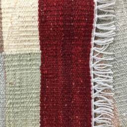 Handwoven Afghan Kilim Rug, Bohemian Flat Weave - 181 cm X 119 cm - thumbnail 4