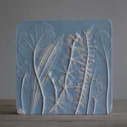 Winter Weeds Plantain in Blue Wedgwood - thumbnail 2