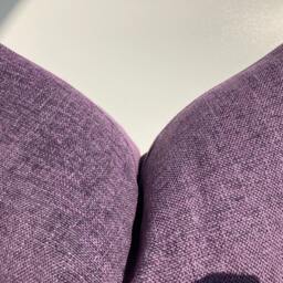 Purple Pillow Cover, Thick Textured Cushion Cover, Euro Sham, Lavender Linen Pillowcase, Christmas Pillows - thumbnail 4