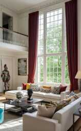 Long Curtains, Velvet Curtain, Living Room Curtain, High Ceiling Curtain, Luxury Curtain, Curtains For Living - thumbnail 1