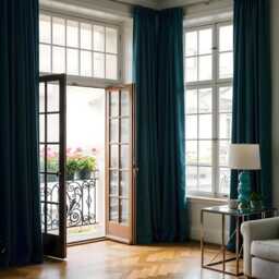 Long Curtains, Velvet Curtain, Living Room Curtain, High Ceiling Curtain, Luxury Curtain, Curtains For Living - thumbnail 2