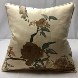 Painted Flower Canva Pillow Collection/Decorative Pillows Accent - thumbnail 3