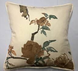 Painted Flower Canva Pillow Collection/Decorative Pillows Accent