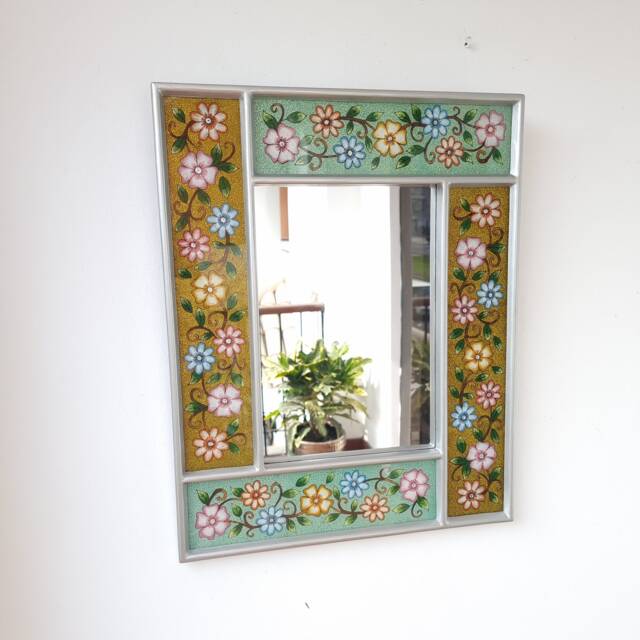 "Peruvian Mirrors ""Colonial Floral" - image 1