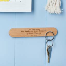 Personalised Couples First Home Magnetic Key Holder - thumbnail 2