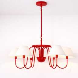 Red Radiance A Chandelier That Defines Elegance - thumbnail 2