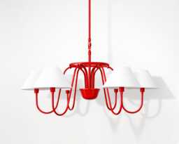 Red Radiance A Chandelier That Defines Elegance - thumbnail 1