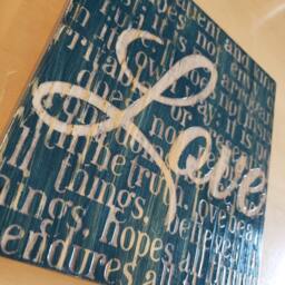 Love Is... - Teal Gloss Wall Block 1003 - thumbnail 3