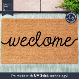 Funny Custom Weclome Mat - Cute Doormat Welcome Home Decor Coir Joke - thumbnail 1