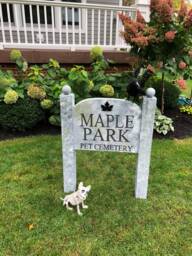 Custom Cemetery Sign Halloween Prop Customize It Haunted House Graveyard - thumbnail 1