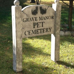 Custom Cemetery Sign Halloween Prop Customize It Haunted House Graveyard - thumbnail 3