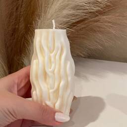 stalactite Water Ripple Carved Candle - thumbnail 3