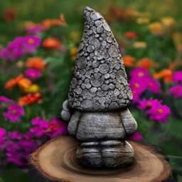 Scandinavian Gnome Sculpture Concrete Pixie Statue Stone Nordic Decor Handmade Ornament Cement Troll Figurine Gnome Lover Gift - thumbnail 4