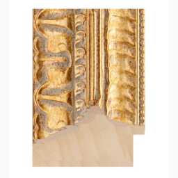 Embossed Ornate Gold Wood Picture Frame - thumbnail 2