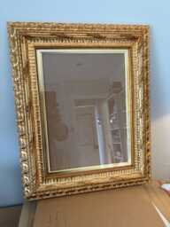 Embossed Ornate Gold Wood Picture Frame