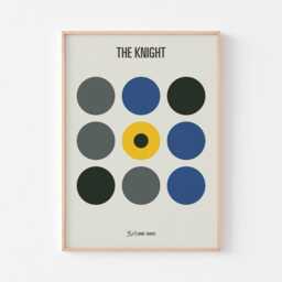 The Knight & Partner Poster Print Wall Art Set - Bold Modern Original Comic Heroes Series Mid Century New York - thumbnail 3